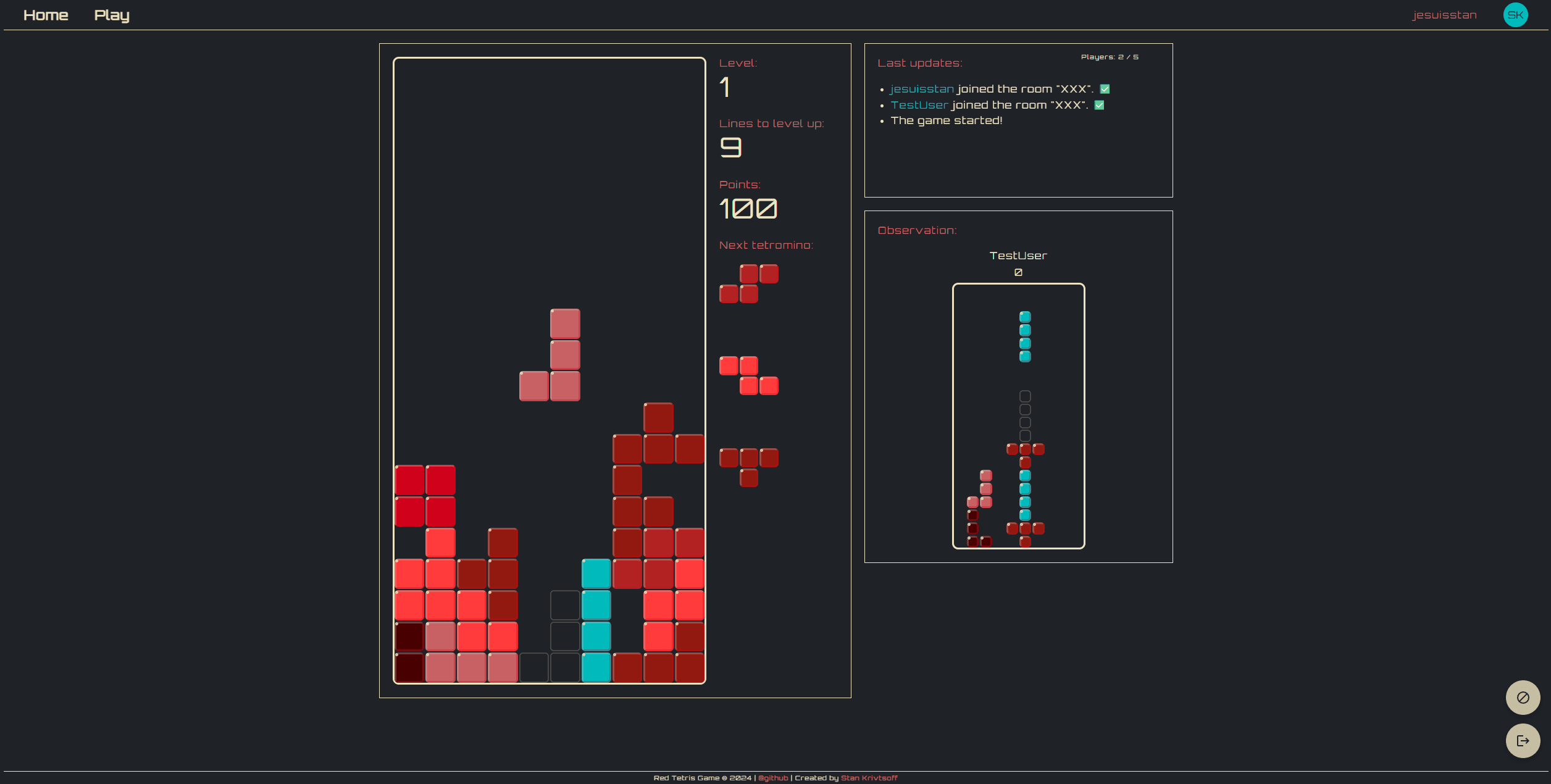 Tetris Game